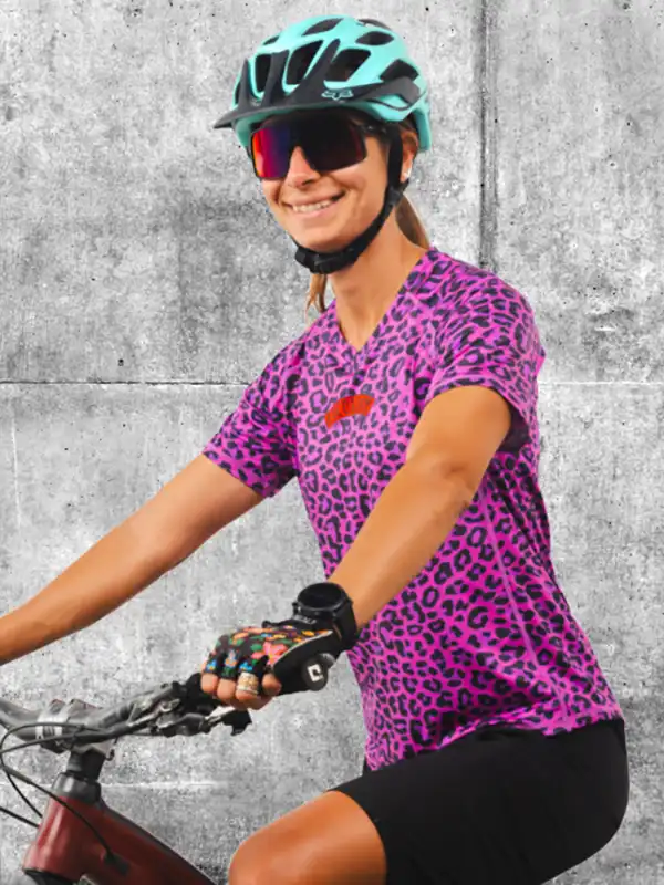 Badass Kitty Women's MTB Jersey - Image 3