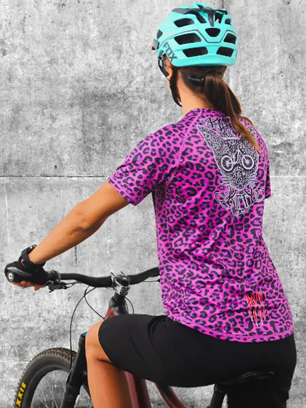 Badass Kitty Women's MTB Jersey - Image 4