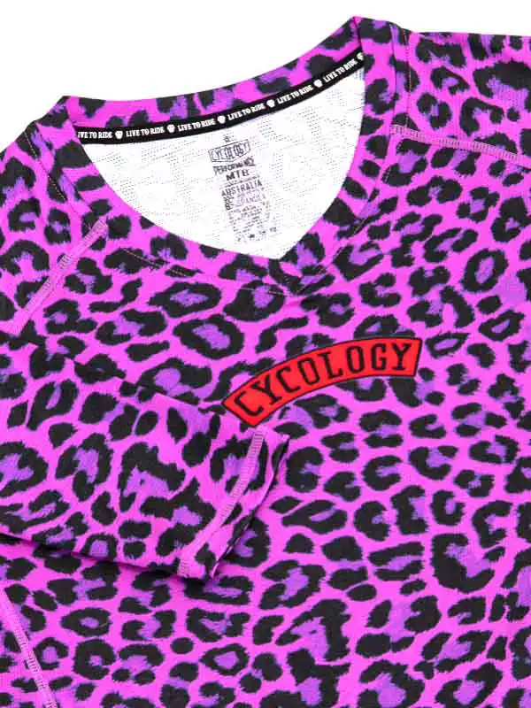 Badass Kitty Women's Long Sleeve MTB Jersey - Image 5