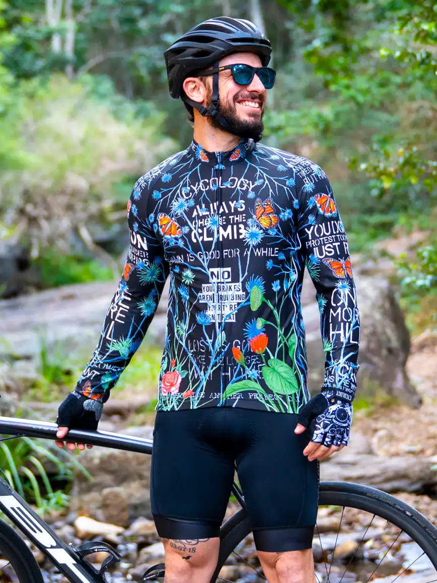 Gangsta Men's Winter Long Sleeve Jersey - Image 3