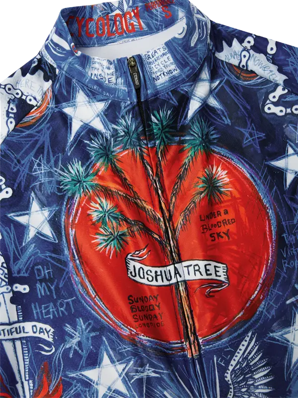 Joshua Tree Men's Winter Long Sleeve Jersey - Image 5