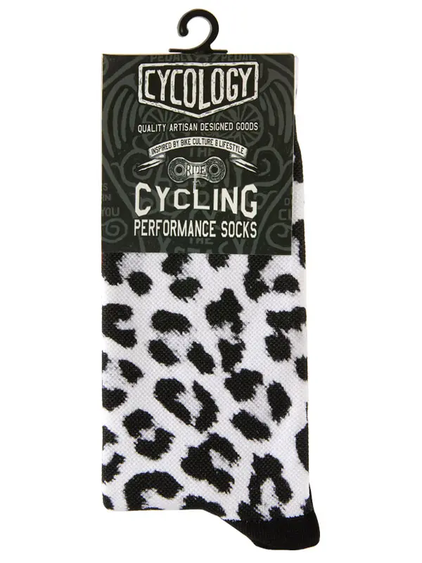 Kitty Cycling Socks White - Image 5