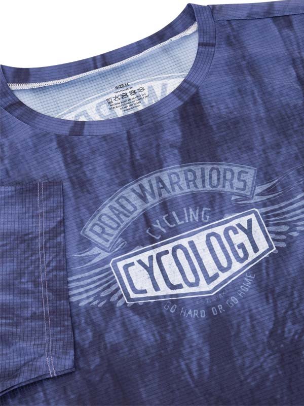Road Warriors Men's Technical T-Shirt Navy - Image 5