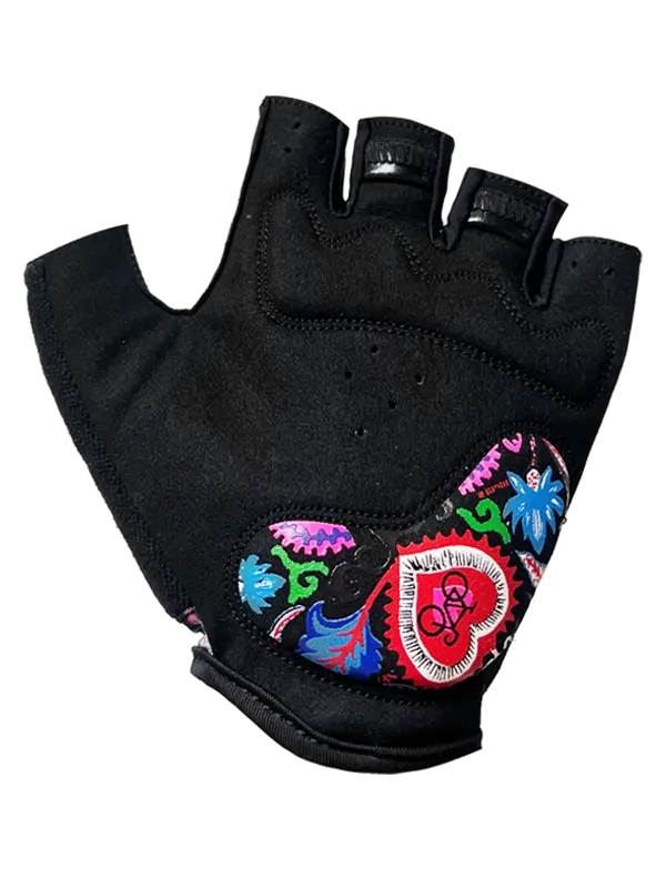 Secret Garden Cycling Gloves Black - Image 3