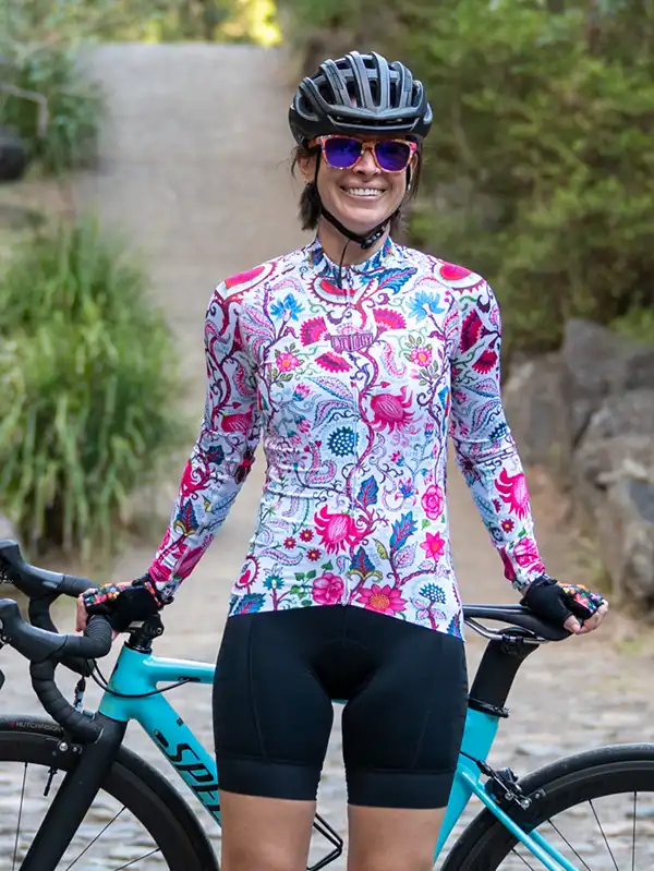 Secret Garden Women's Summer Long Sleeve Jersey White - Image 3