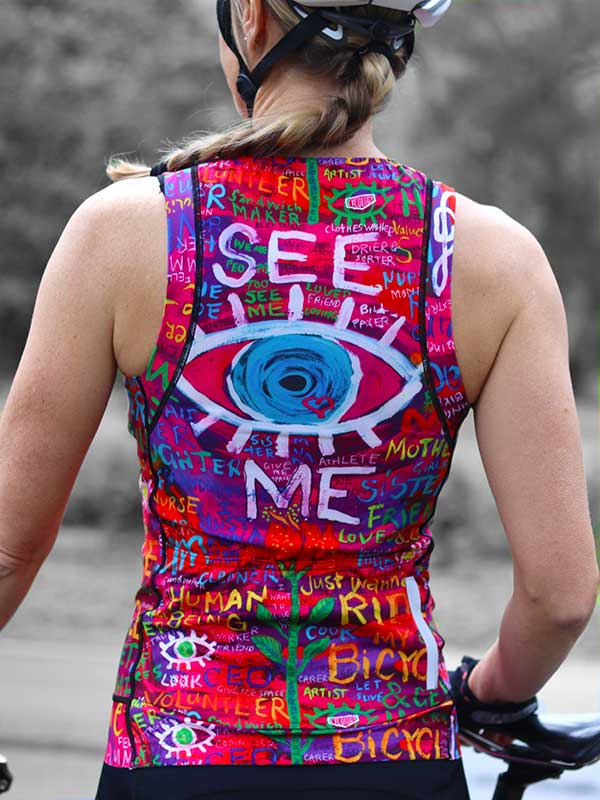 See Me Women's Sleeveless Jersey - Image 4