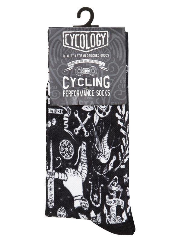 Velo Tattoo Cycling Socks - Image 5