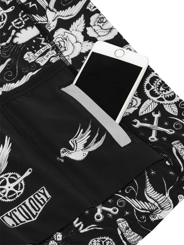 Velo Tattoo Men's Summer Long Sleeve Jersey - Image 4