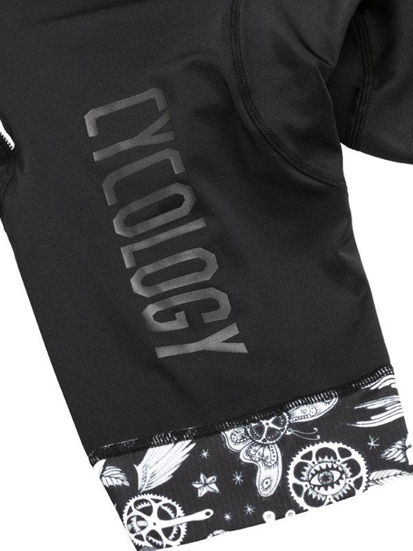 Men's Velo Tattoo Bib Shorts - Image 3