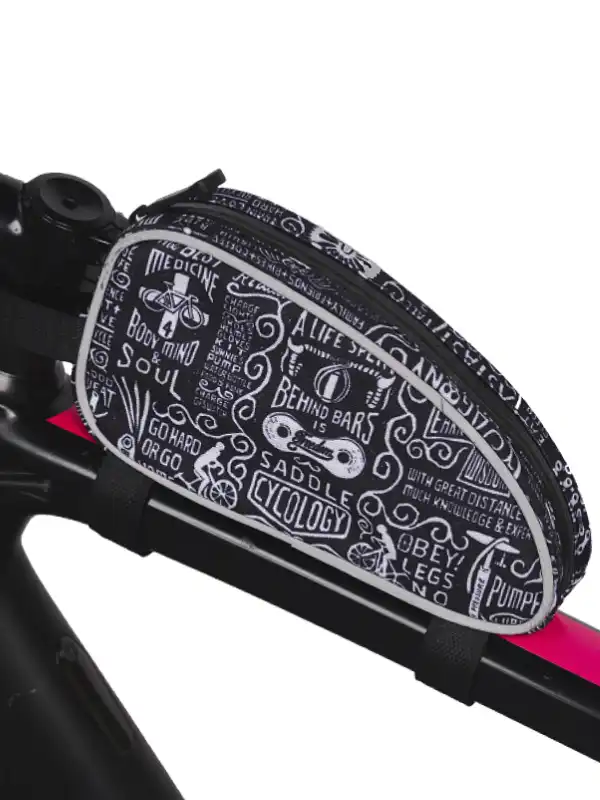 Wisdom Top Tube Bag Black - Image 3